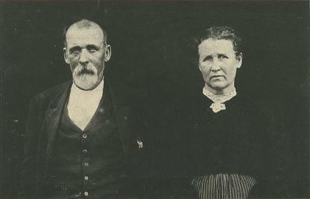 John and Caroline Brinegar, ca. 1910s. They took the 
Caudill family into their home during the 1916 flood.