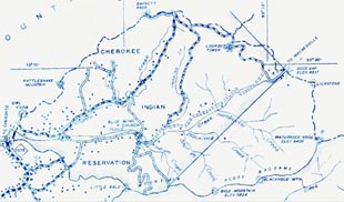 1936 state highway map