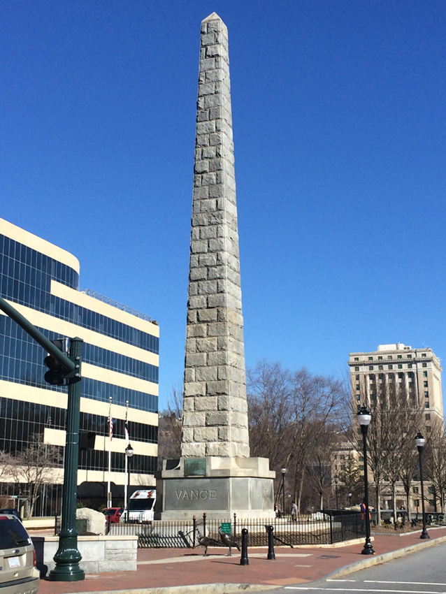 Commemorative Landscapes of North Carolina | Zebulon Vance Monument