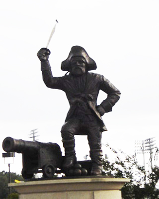 East Carolina University Pirates. PeeDee (also Petey) the Pirate