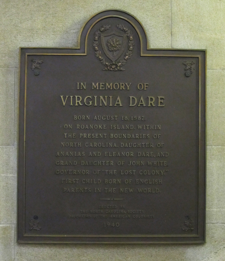 Commemorative Landscapes Of North Carolina Virginia Dare - 