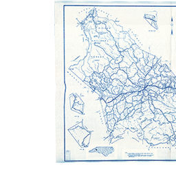 North Carolina Maps Burke County Highway Map 1938